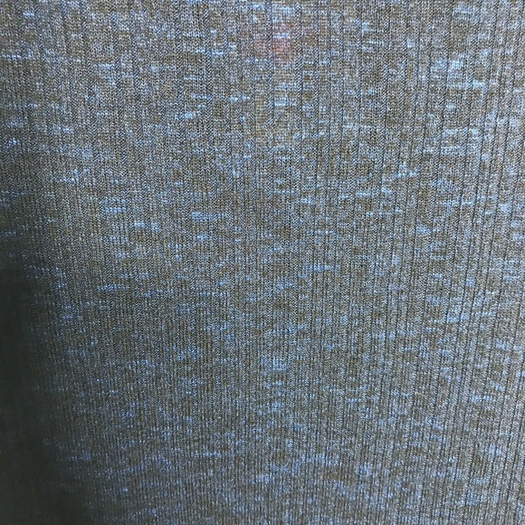 NWT Topshop Ribbed Blue Heathered Bodycon Dress - Picture 7 of 7